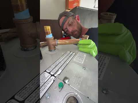 Expansion Tank Set Up #plumbing #plumber #waterheater #expansiontank #howto #diy #asmr #shorts