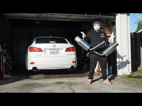 He Can Finally Hear His Car! (IS250 HKS Hi Power Exhaust)