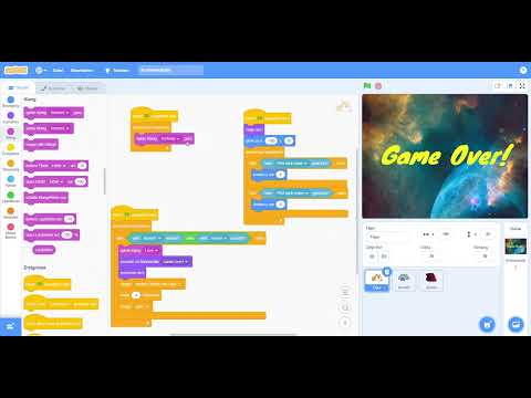 Klänge und eine Hintergrundsmusik | Weltraumspiel #4 | Scratch-Tutorial #10