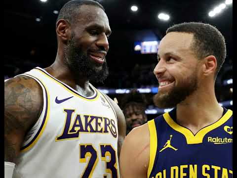 Lebron Curry Kissing