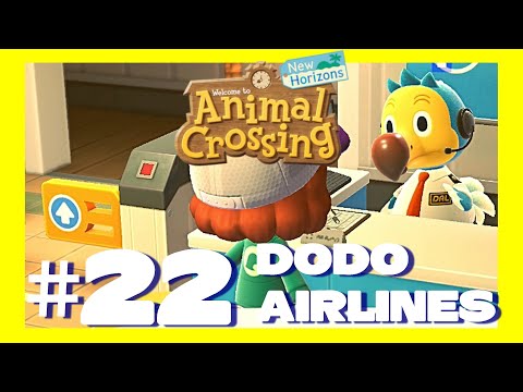 Travelling to a Mystery Island Via DODO Airlines in ANIMAL CROSSING: NEW HORIZONS GAMEPLAY #22