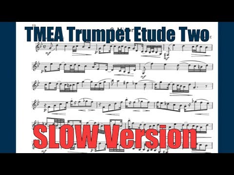 Trumpet All-Region 2018 Etude #2 - Slow Version