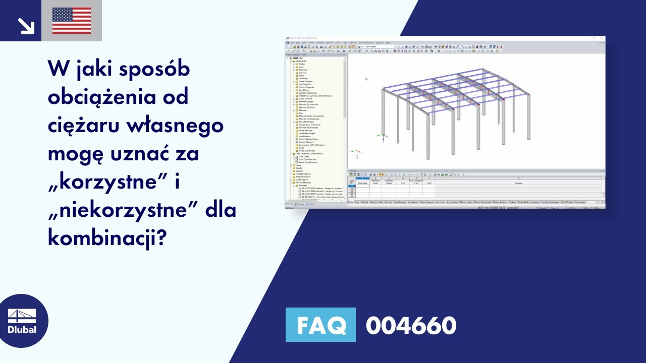 FAQ 004660 | W jaki sposób obciążenia od ciężaru własnego mogę uznać za „korzystne” i „niekorzystne” dla ...