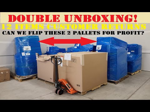 WOW! UNBOXING 2 pallets of GIANT high value items! Can we turn this into Extreme LIQUIDATION profit?