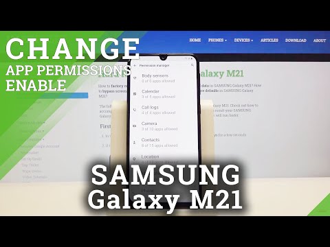 How to Enter App Permission in SAMSUNG Galaxy M21 – Find Given Permissions