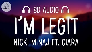 Nicki Minaj – I’m Legit (8D AUDIO) ft. Ciara