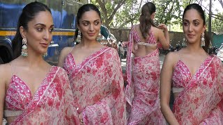 UFF Patli Kamariya | Gorgeous Kiara Advani Flauts Her Kamariya In Pink Saree During Bhool Bhulaiya 2