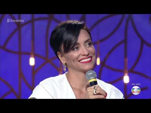 Encontro com Fátima Bernardes 28/02/2019 - Suzana Pires se emociona com mensagem do pai
