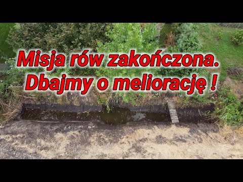 Łapanie ryb w beczce, wpuszczanie spowrotem ryb do rowu, ile jest wody, widoki z drona. 🐟🎣