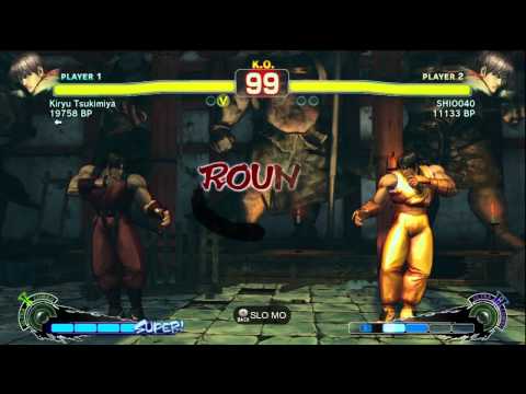 Kiryu Tsukimiya [Guy] vs SHIO040 [Guy] 2/2 SSF4 Japanese Online Ranked Matches - TRUE-HD