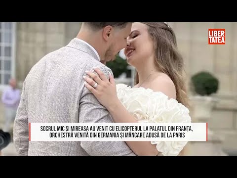 Nunta unor moldoveni a uimit Europa: socrul mic și mireasa au venit cu elicopterul..|Libertatea