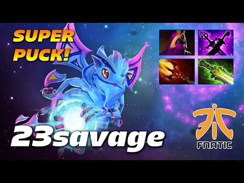 23savage Puck - Team Fnatic - Dota 2 Pro Gameplay