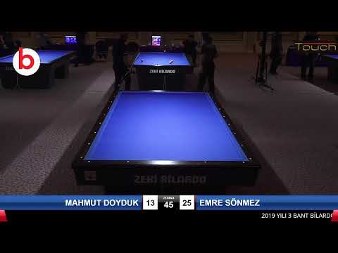 MAHMUT DOYDUK & EMRE SÖNMEZ Bilardo Maçı - 2020 TK 1.ETAP ANTALYA-2.ÖN ELEME