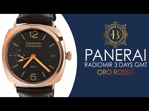 Panerai Radiomir 3 Days GMT Oro Rosso PAM00421