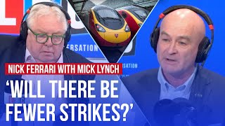Mick Lynch on Labour's plan to renationalise railways | LBC