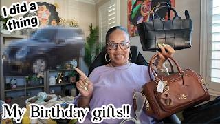 BIRTHDAY GIFTS * COACH HAUL * & I DID A THING!!!!!!