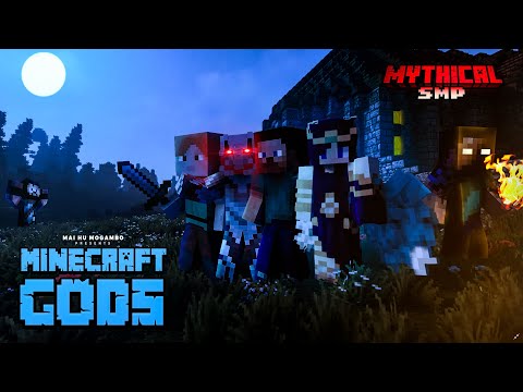 I found Minecraft Gods in my world I Mythical SMP#5