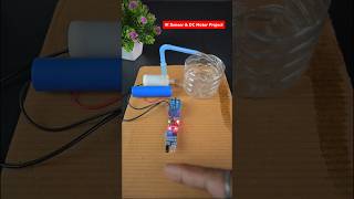 IR Sensor Water Pump Controller: Auto On/Off Project #shorts #waterpump #scienceexperiment