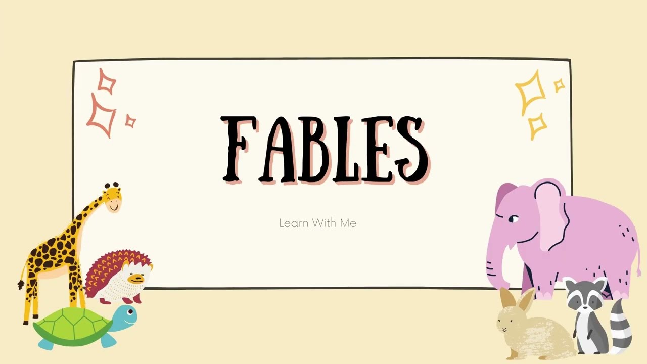 What are the elements of fables?