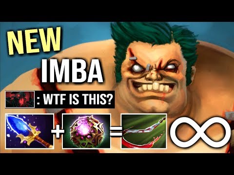 WTF Non-Stop Hook Scepter OC Pudge Mid OMG Hook 2sec CD Crazy Gameplay by Natural Dota 2
