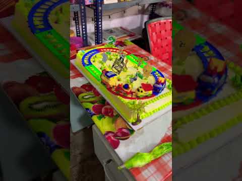 Toy Train 🚂 Cake || theme cake #toytraincake #toytrain #traincake #viralvideo #cake