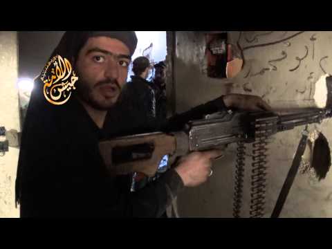 جولة ميدانية على نقاط رباط جيش الأمة في قطاع طيبة في حي جوبر في مدينة دمشق و لقاء مع أبو العز بقعة قائد كتيبة شهداء القلمون