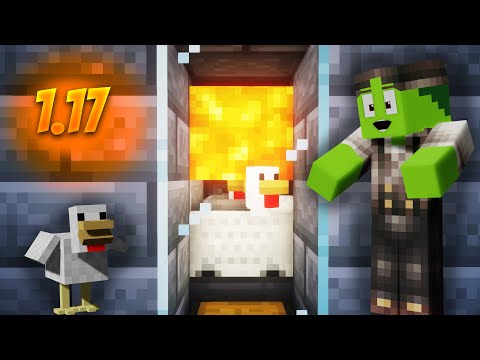 1.17 Survival⛺🐔 wir bauen einen automatische hühner farm minecraft 🐔