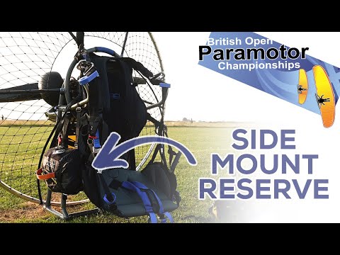 How To Side Mount A Paramotor Reserve | (Ep 1) CP Road To The British Open Paramotor Championships