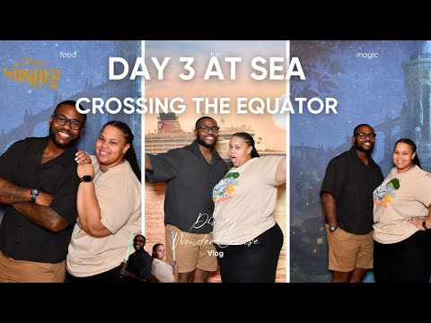Thumbnail for Crossing The Equator!  🚢 14-Night Disney Wonder Cruise Adventure | Honolulu to Sydney 🌏 Day 3 at Sea