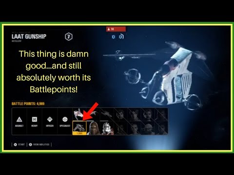The LAAT Gunship is kind of OP on Kamino...