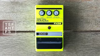 Video thumbnail for DOD FX58 Metal Maniac by TheSuperFunAwesomeHappyTimePedalShow