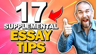 17 Tips for Writing Supplemental Essays for the Common Application