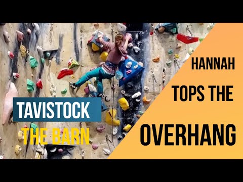 Conquering Overhangs: Hannahs Epic Climb. #leadclimbing
