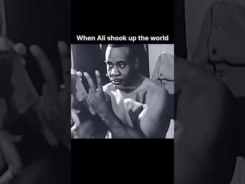 When Ali shook up the world #boxing #muhammedali #mohamedali #alivsliston #listonvsali #boxingedit