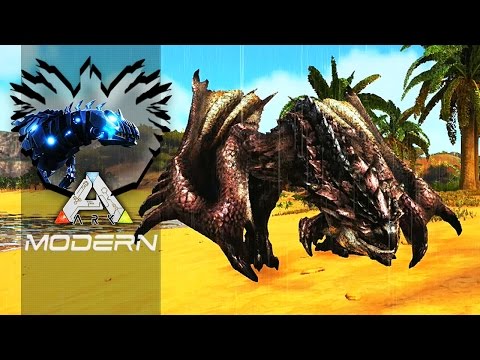 ARK MODERN T4 EP15 - Monster Silver Rathalos & Achei Um Inimigo Com Tek Tier!