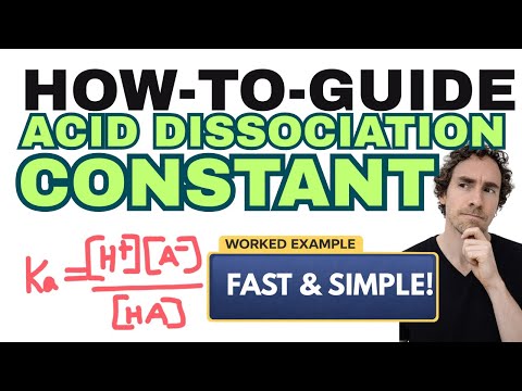 Acid–Base Dissociation Constant (Ka and Kb)