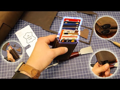 Why So Many People Wants TOP 2X Double RFID Pop Up Leather Card Holders? Beginner Leather work #DIY