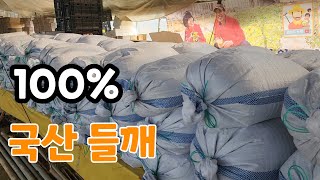 100% 국산 들깨 한정 들깨 가격?