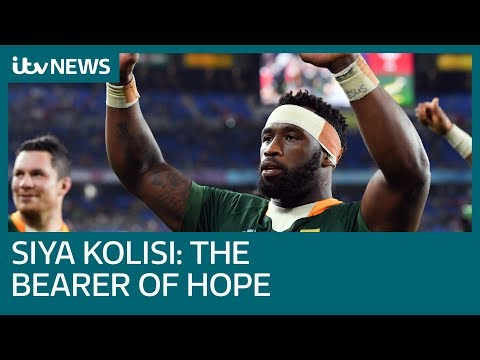 South Africa's first black captain Siya Kolisi bearer of hope for Rainbow Nation | ITV News