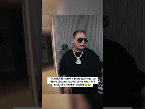This INSANE moment Scott Storch cooked up a beat in 5 minutes and dipped #n3on