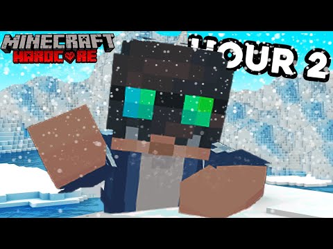 Insane 50-Hour Hardcore Minecraft Challenge: Frozen World Survival!
