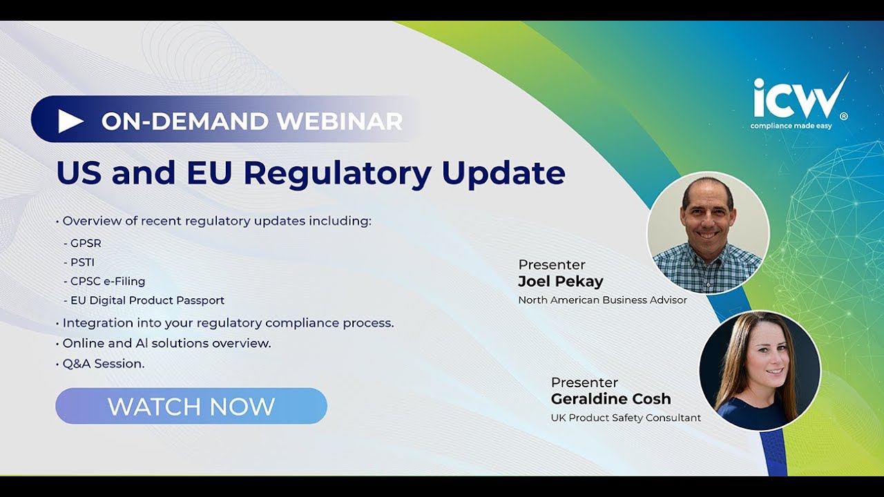 Webinar: US and EU Regulatory Update