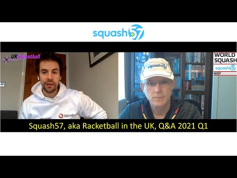 Squash57 (aka racketball in the UK) Q&A: Mark Fuller & Patrick Osborn (2021 Q1)