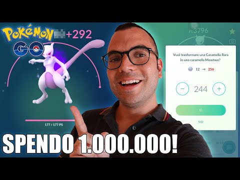 MAXO MEWTWO OMBRA E SPENDO 1.000.000 DI POLVERE! - Pokémon GO