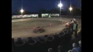 preview picture of video 'Lawnmower Racing Outlaws! Pukwana South Dakota 6-16-2012'
