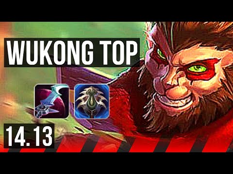 WUKONG vs VLADIMIR (TOP) | 7 solo kills, 66% winrate, 7/1/1 | EUW Master | 14.13