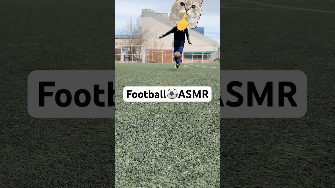 パスの音が結構良かったから作ってみたよ！ #asmr #football #soccer