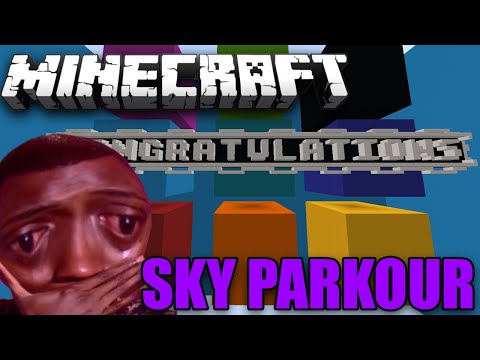 1v1v1 Sky Parkour Race Challenge! (Minecraft Map)