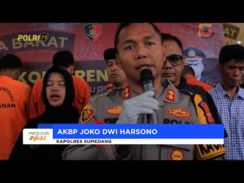 POLRES SUMEDANG UNGKAP KASUS PENCURIAN DENGAN KEKERASAN