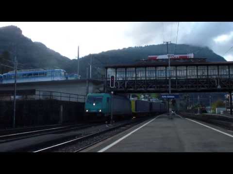 Trafic ferroviaire à Arth-Goldau / Bahnverkehr in Arth-Goldau